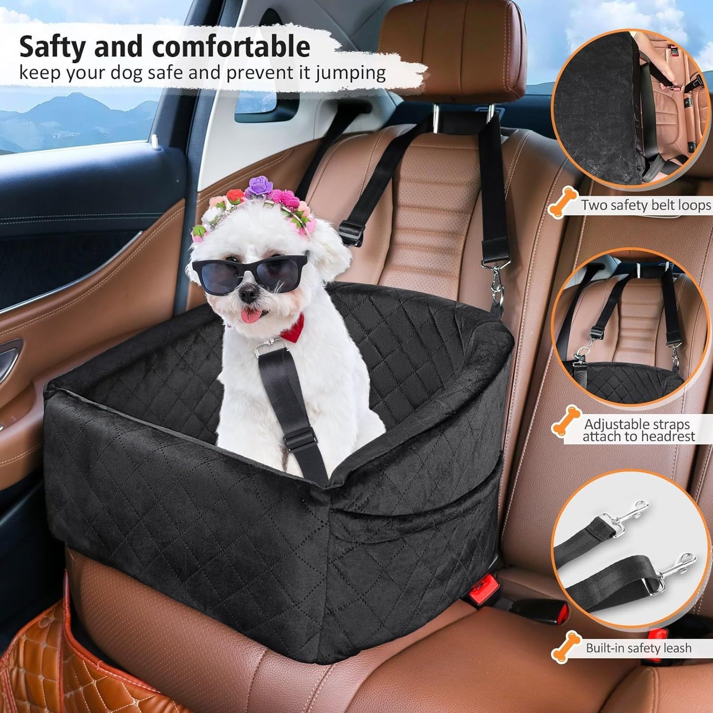 Autosicherheits-Hundebett Brehn