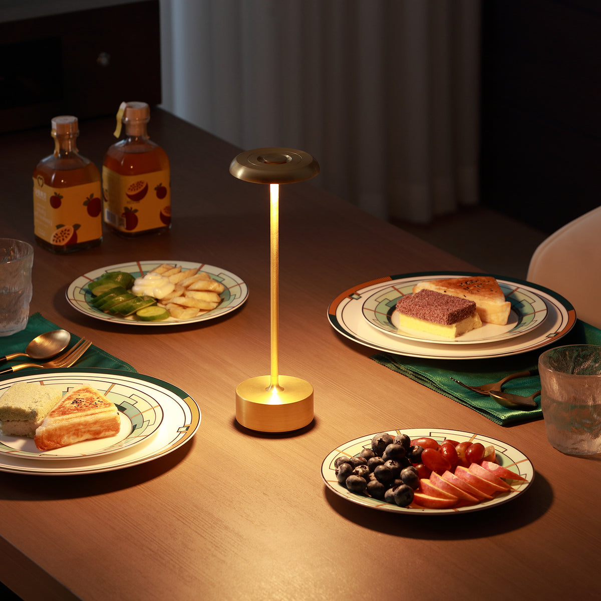 Elegante Ambientelampe für entspannende Wohnräume