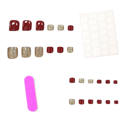 Glamouröse Pediküre Nagelkunst Brehn