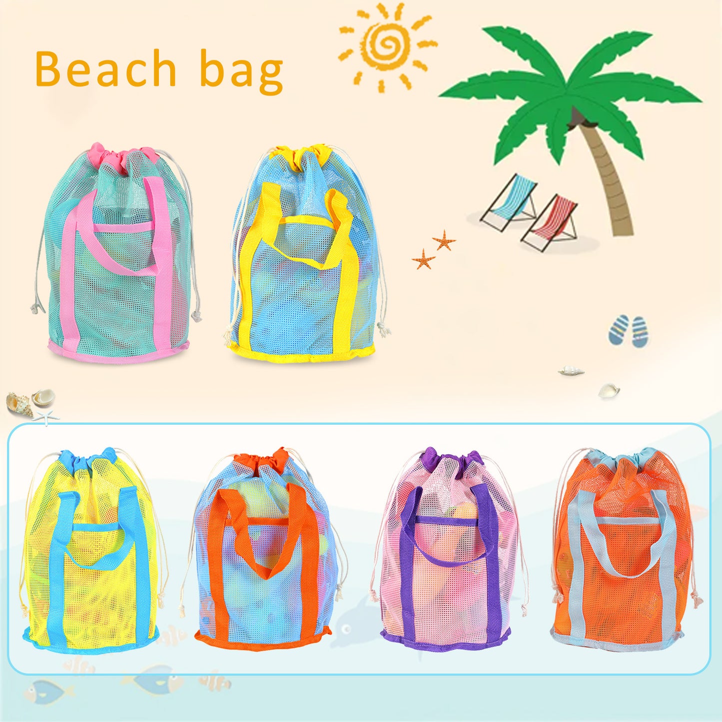 Leichtgewichtige Netz-Rucksacksack Brehn