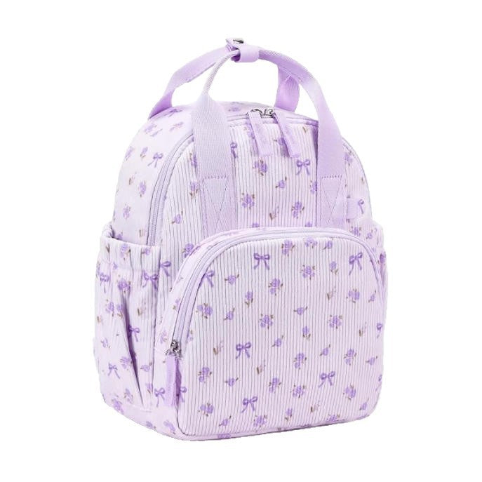 Blumenmuster Corduroy Rucksack Brehn