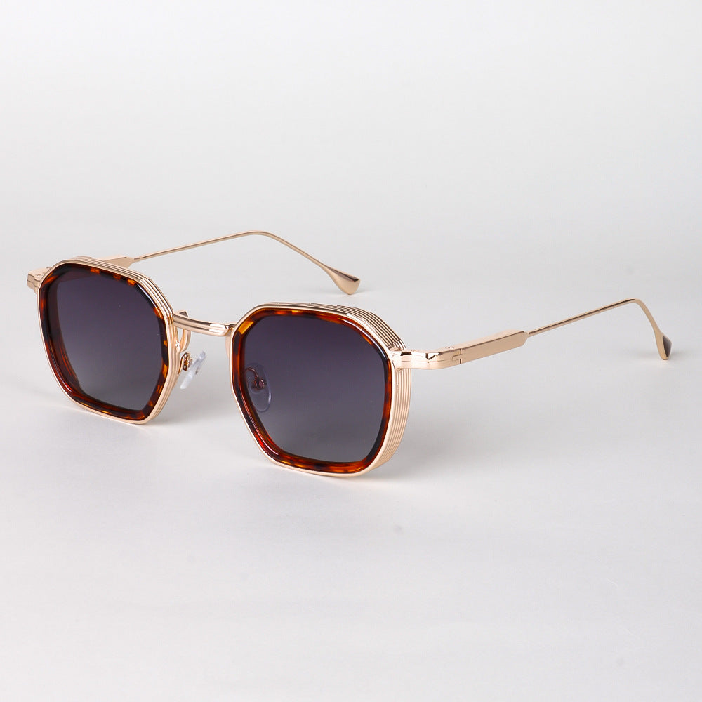 Damen stylische Sonnenbrille im modernen achteckigen Design mit hochwertigen polarisierten Gläsern Brehn