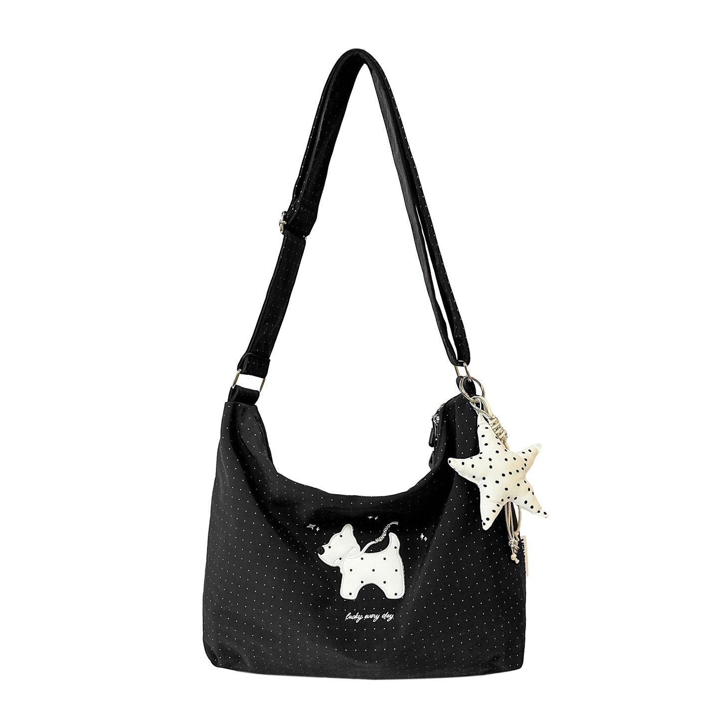 Lässige Grafik Schultertasche Brehn