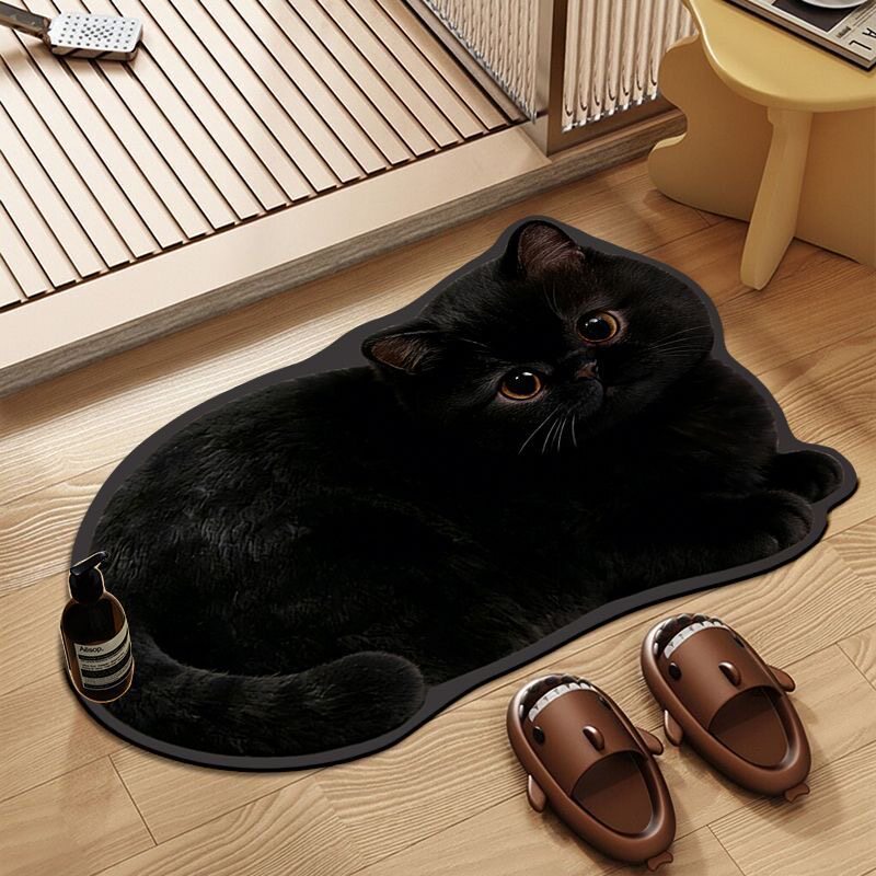 Katzen-Themen Plüsch-Badevorleger Brehn