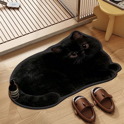 Katzen-Themen Plüsch-Badevorleger Brehn