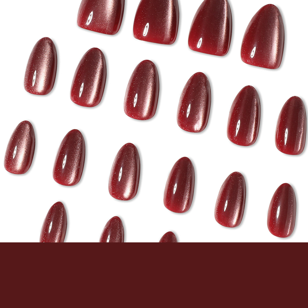 Kunstvolle Gel-Nägel in elegantem Hochglanz Finish Brehn