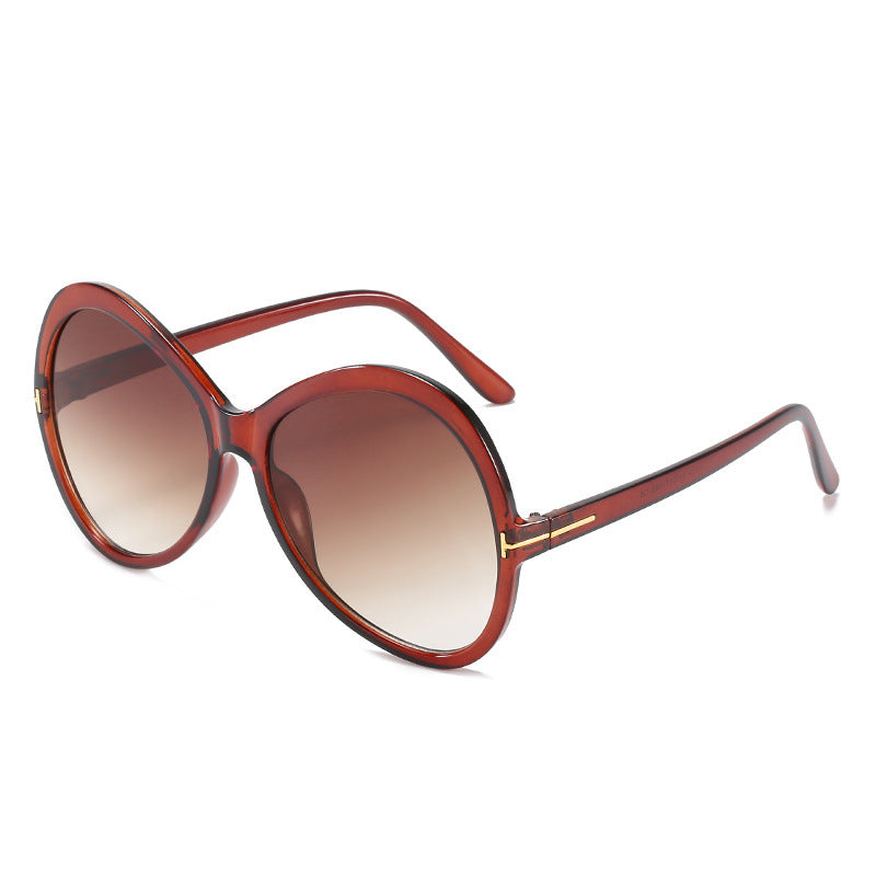 Modebewusste Übergroße Schmetterlingssonnenbrille Brehn
