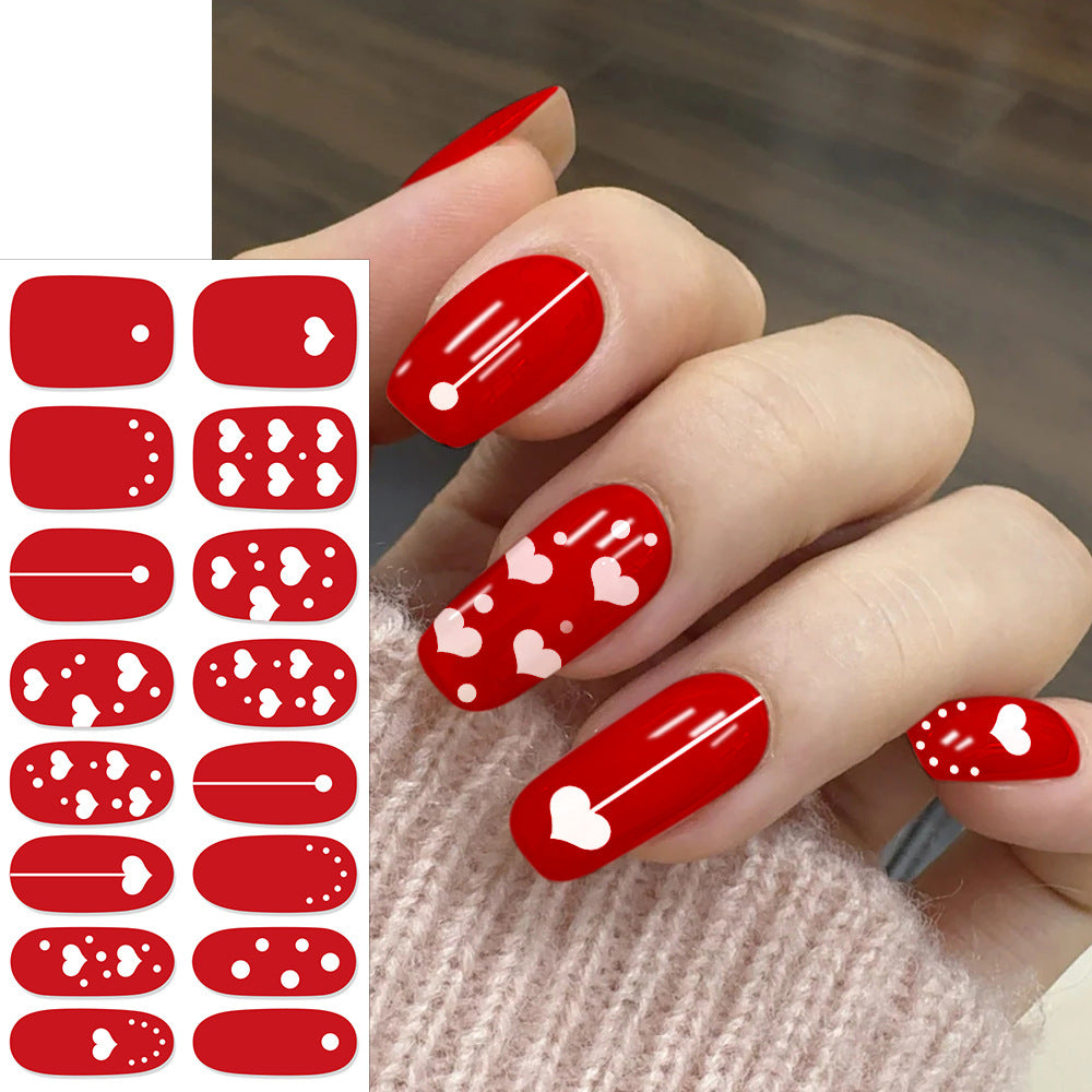 Lebendige Nagelkunst Aufkleber