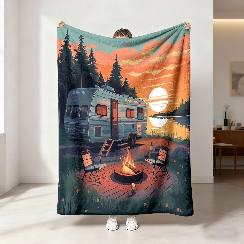 Gemütliche Fleece-Decke