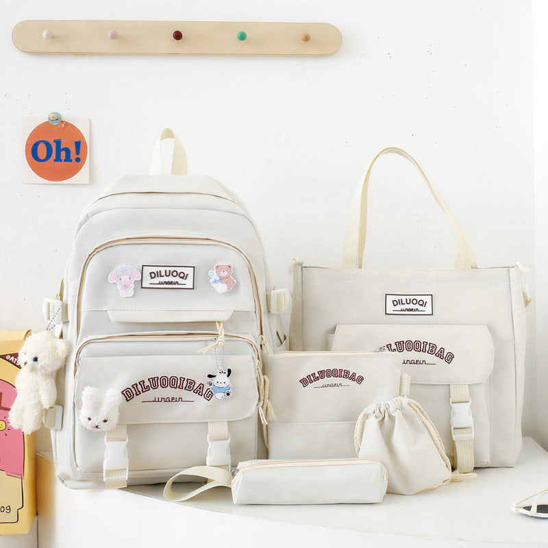 Vielseitiger All-in-One Schulrucksack und Tragetasche Set Brehn