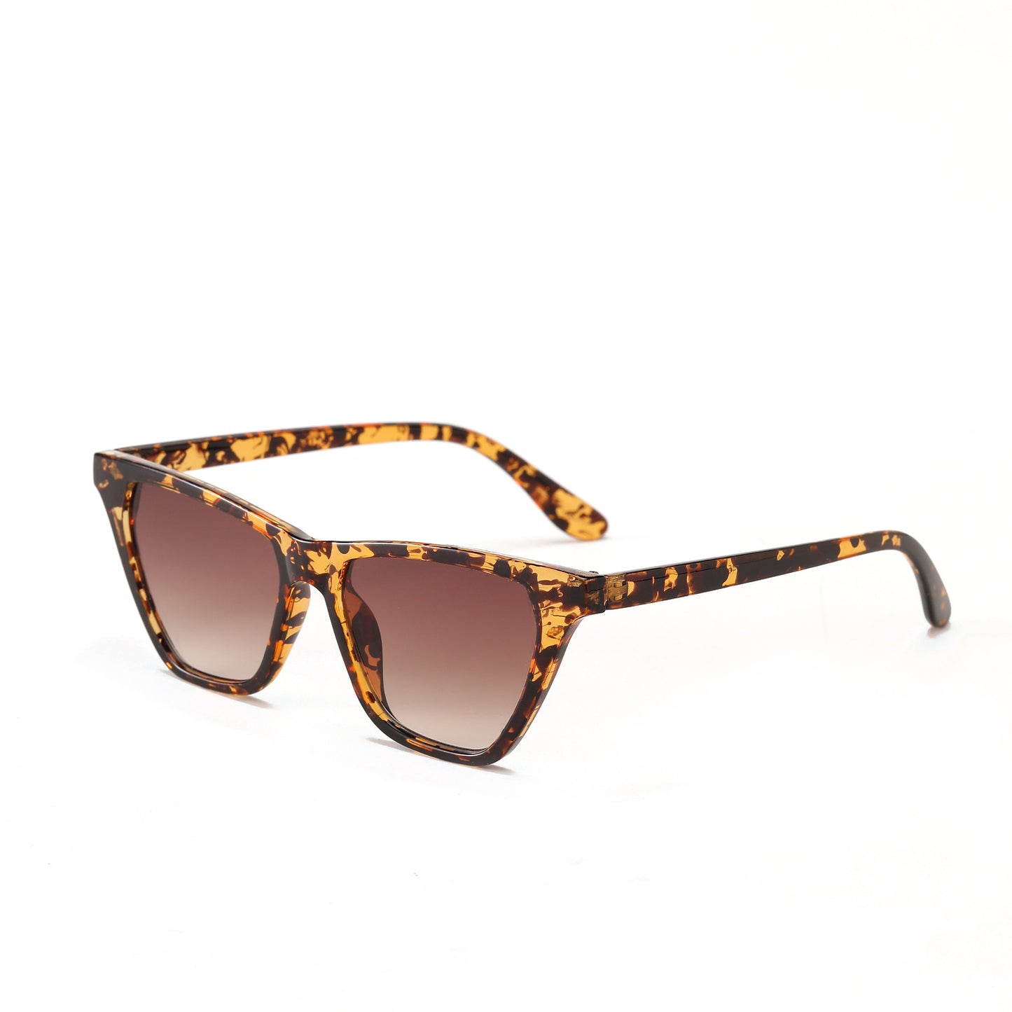 Damen Cat-Eye Sonnenbrille mit modernem, durchscheinendem Rahmen Brehn