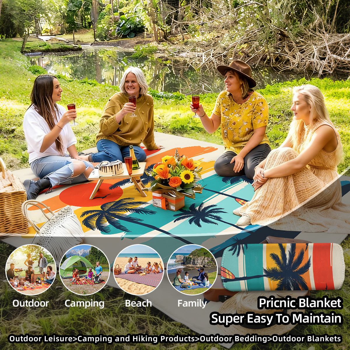 Mandala Design Strandmatte Brehn