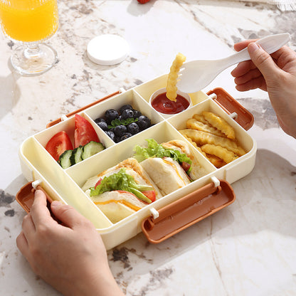 Verspielt tierisch inspiriertes Lunchbox mit sicherem Verschluss