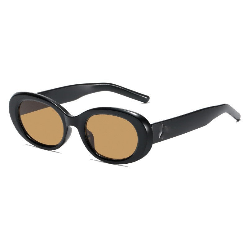 Modische ovale Sonnenbrille Brehn