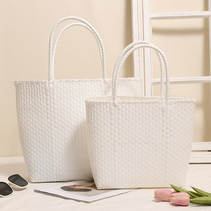 Geflochtene Freizeit Shopper-Tasche Brehn