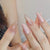 Stylisches Press-On Nagelkunst-Set mit Sternakzenten Brehn