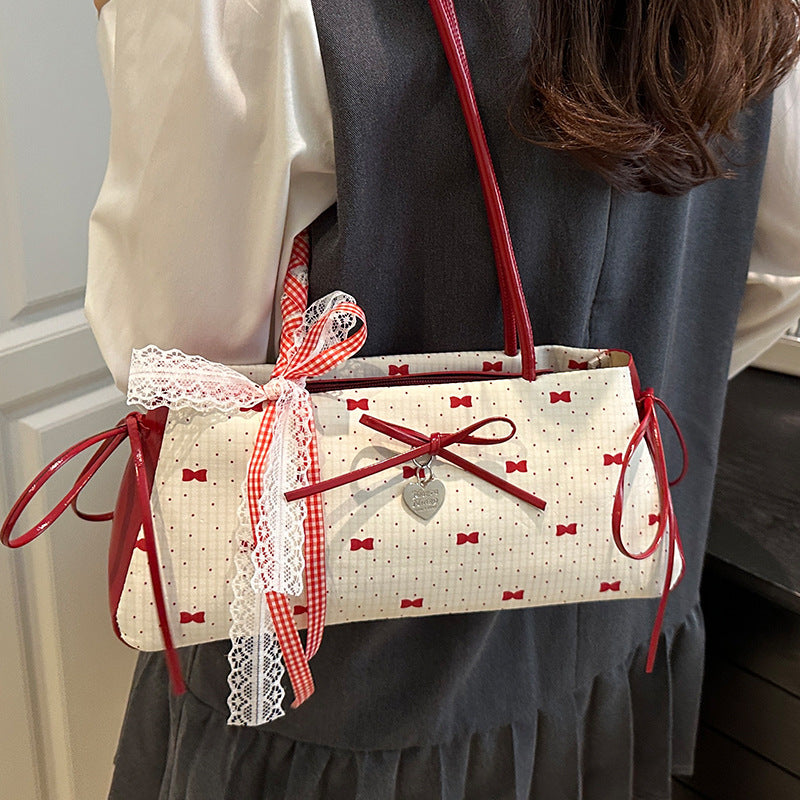 Elegante floral gestickte Handtasche