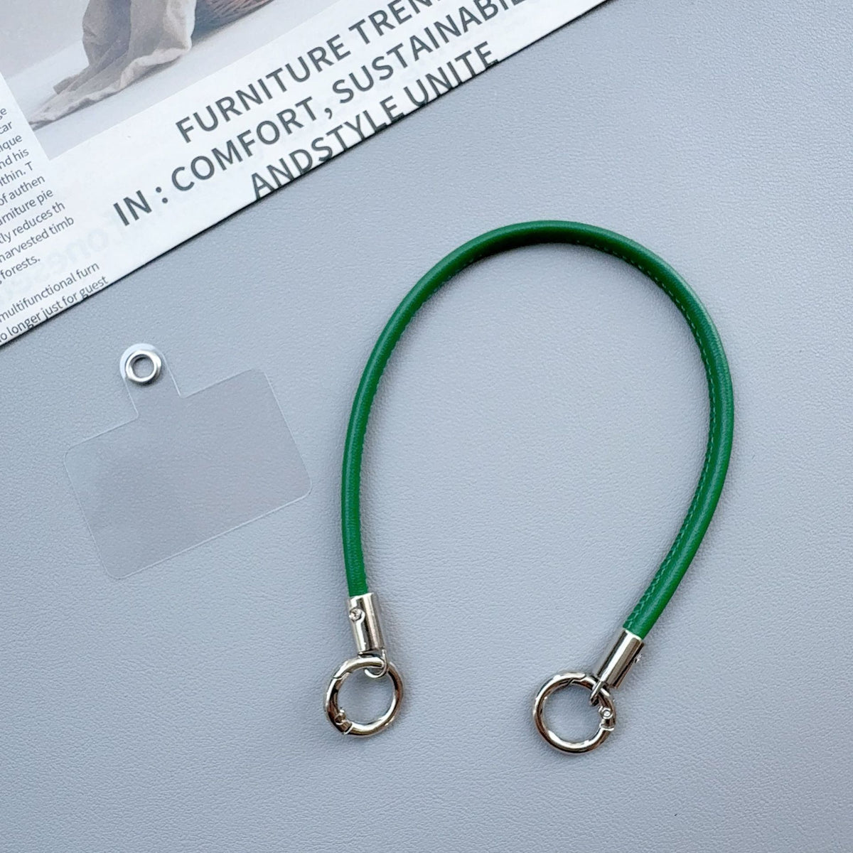 Premium langlebiger Schlüsselband mit Metallclips Brehn