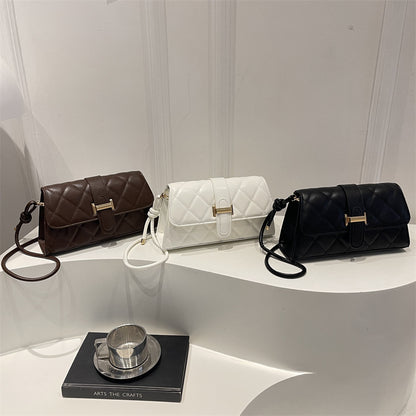 Gepolsterte Kunstleder-Clutch-Tasche