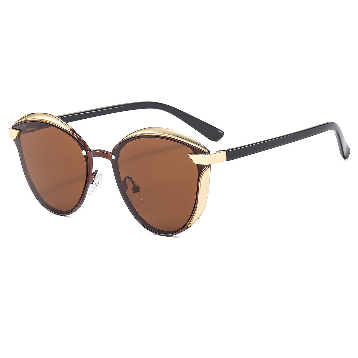Damen Designer-Sonnenbrille mit edlem Facettendesign und hochwertigem UV-Schutz Brehn