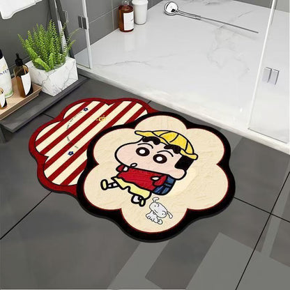 Cartoon-Thema Plush-Badmatte