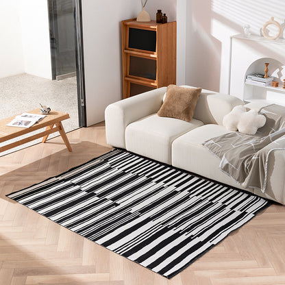 Moderner flachgewebter Wohnzimmer-Teppich mit abstraktem geometrischem Design Brehn