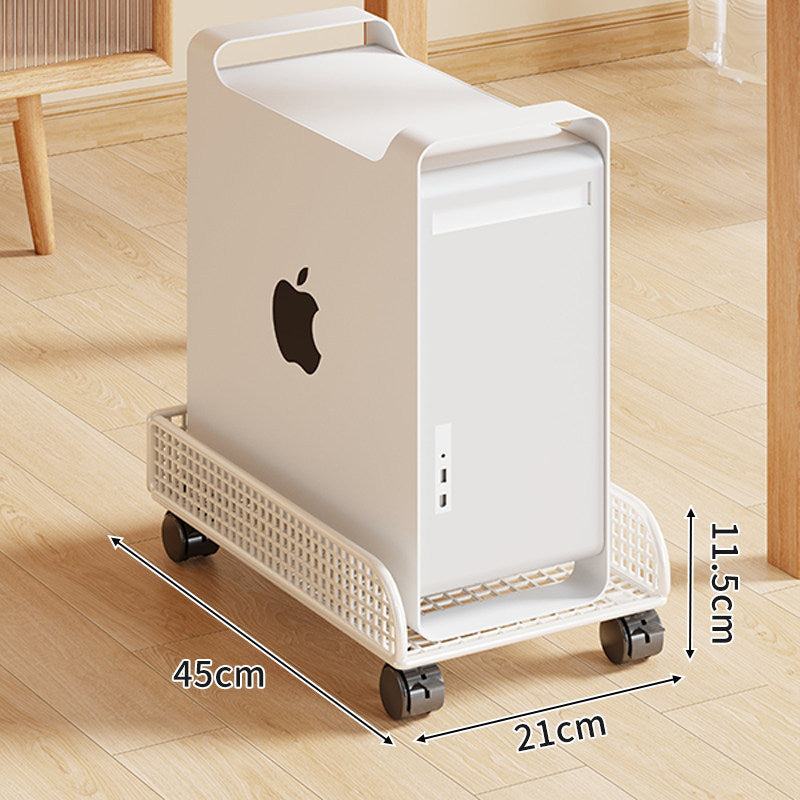 Rolling Mesh CPU Tower Stand mit verriegelbaren Rollen