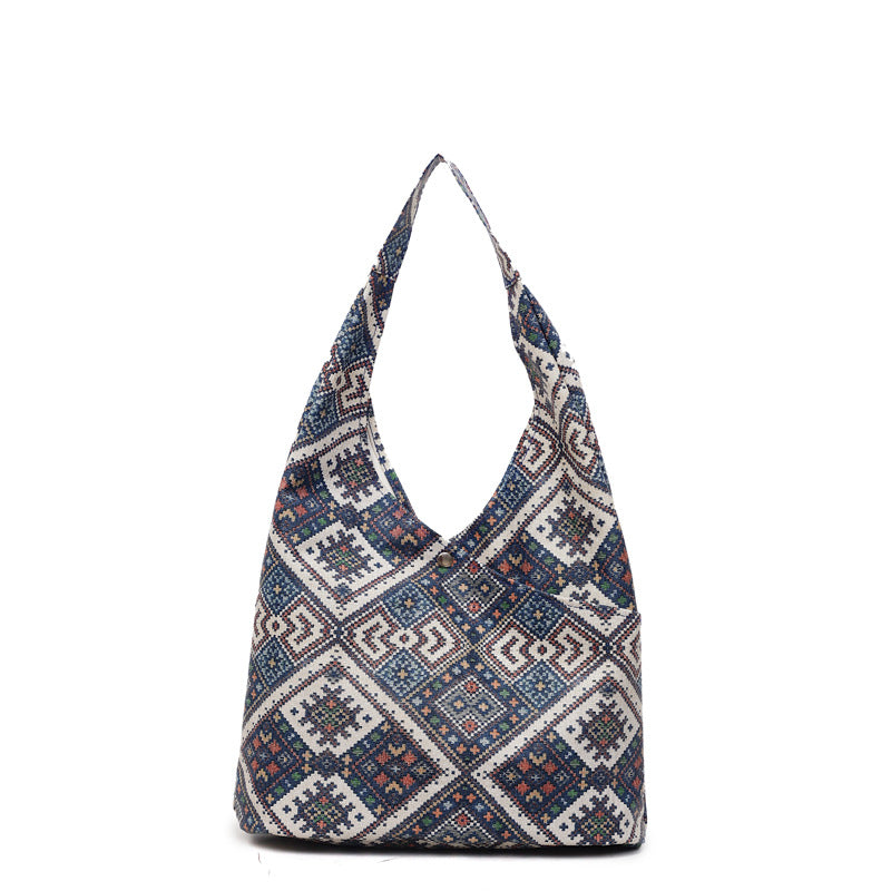 Bohemian gemusterte Hobo-Tasche