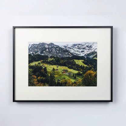 Landschaftsbild mit Rahmen
