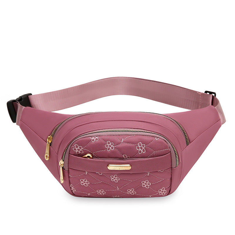 Elegante floral designte Gürteltasche Brehn