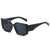 Statement Quadrat Sonnenbrille Brehn