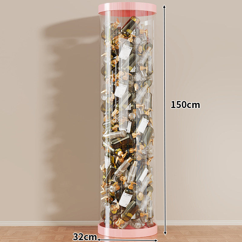 Hohe klare acryl vertikale Display-Zylinder für Mini-Parfüm- & Probeflaschen-Sammlung