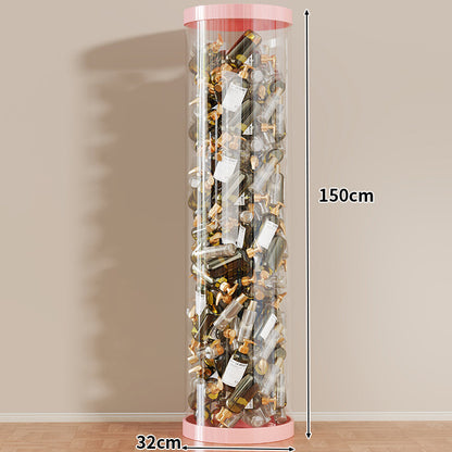 Hohe klare acryl vertikale Display-Zylinder für Mini-Parfüm- & Probeflaschen-Sammlung
