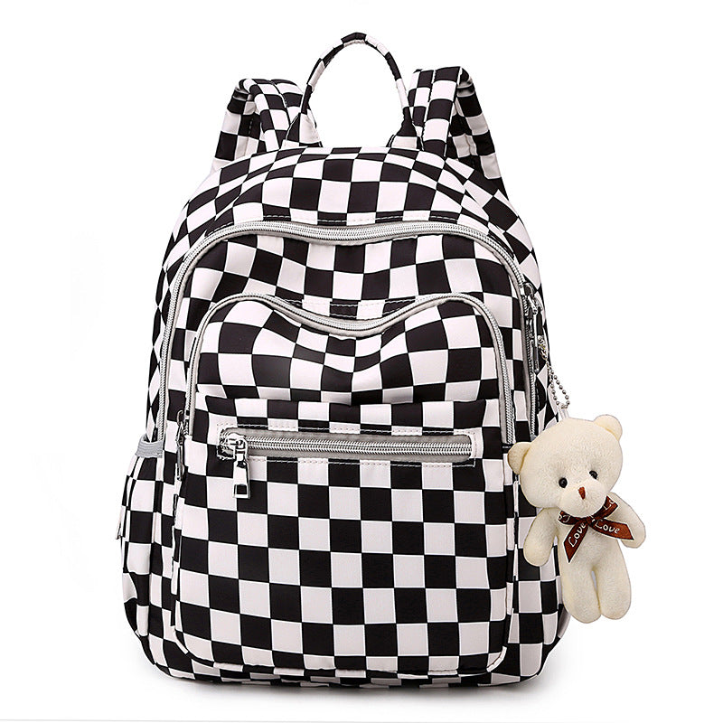 Schachbrettmuster Rucksack Brehn
