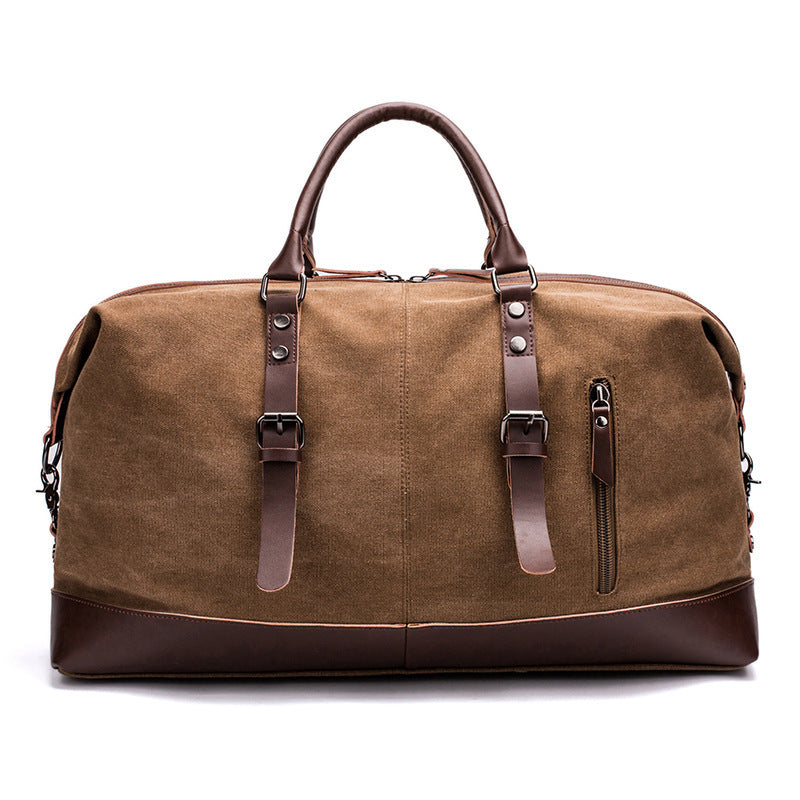 Geräumige Reisetasche Aus Robustem Canvas und Leder Brehn