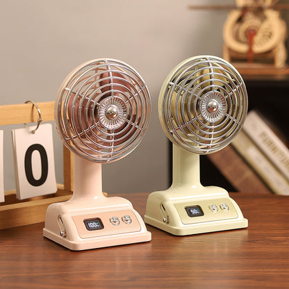 Damen Tragbarer Tischventilator mit digitale Steuerung und flexible Neigung Brehn