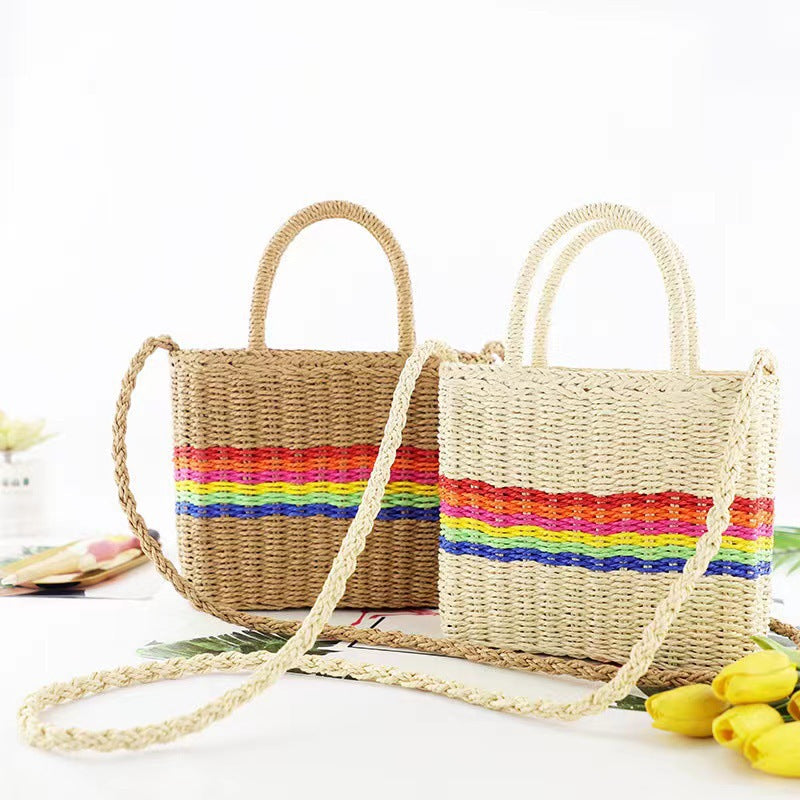 Strandtasche mit Bunten Akzenten Brehn