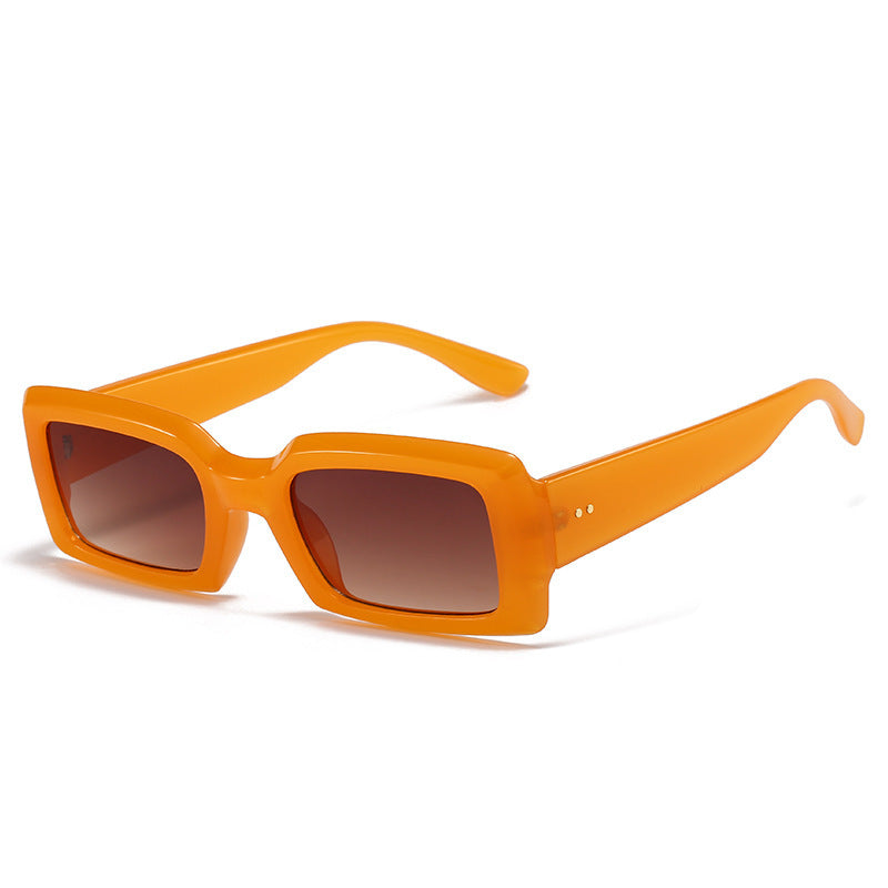 Übergroße geometrische Sonnenbrille mit verlaufenden Gläsern Brehn