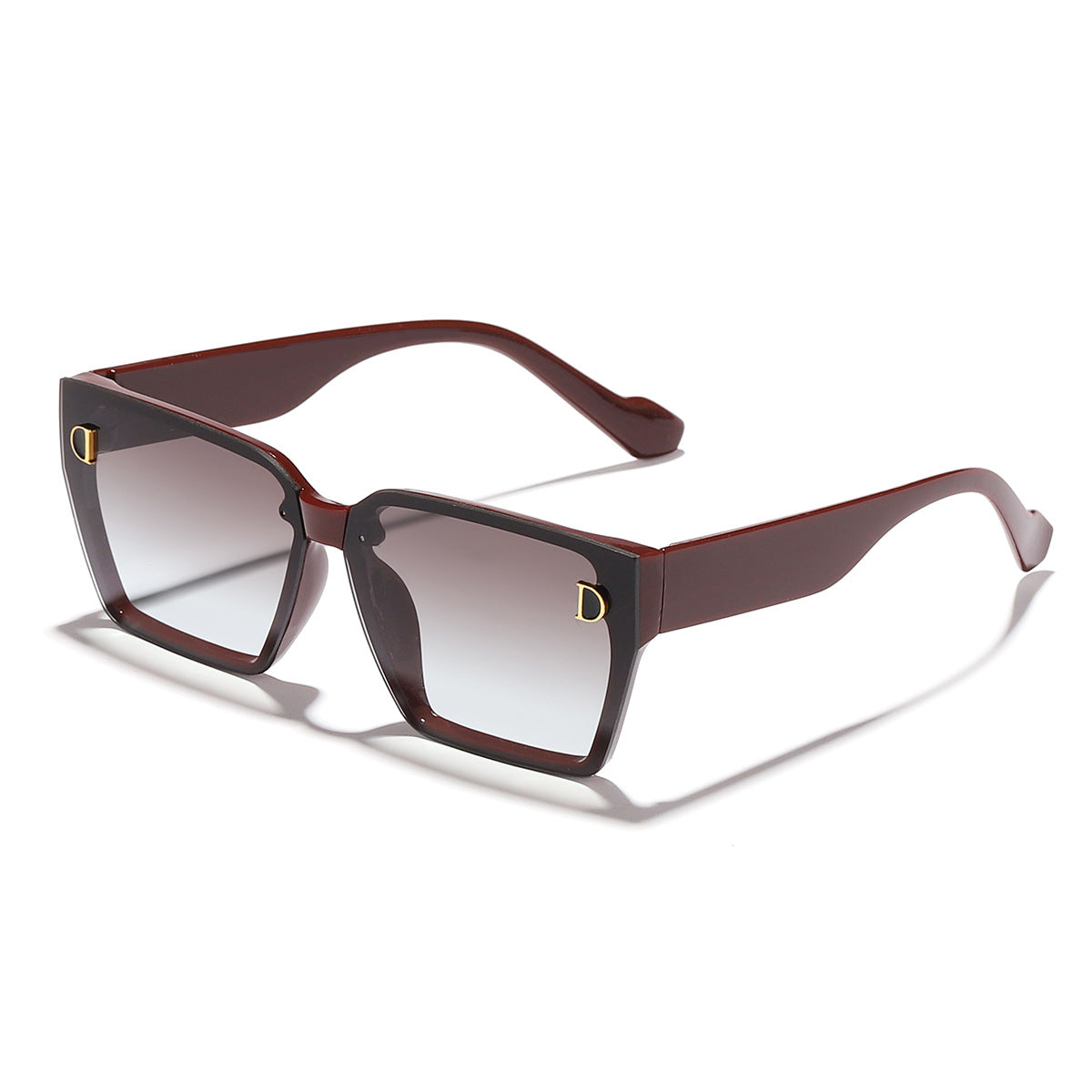 Damen modische Sonnenbrille im einzigartigen Design mit übergroßen Gläsern Brehn