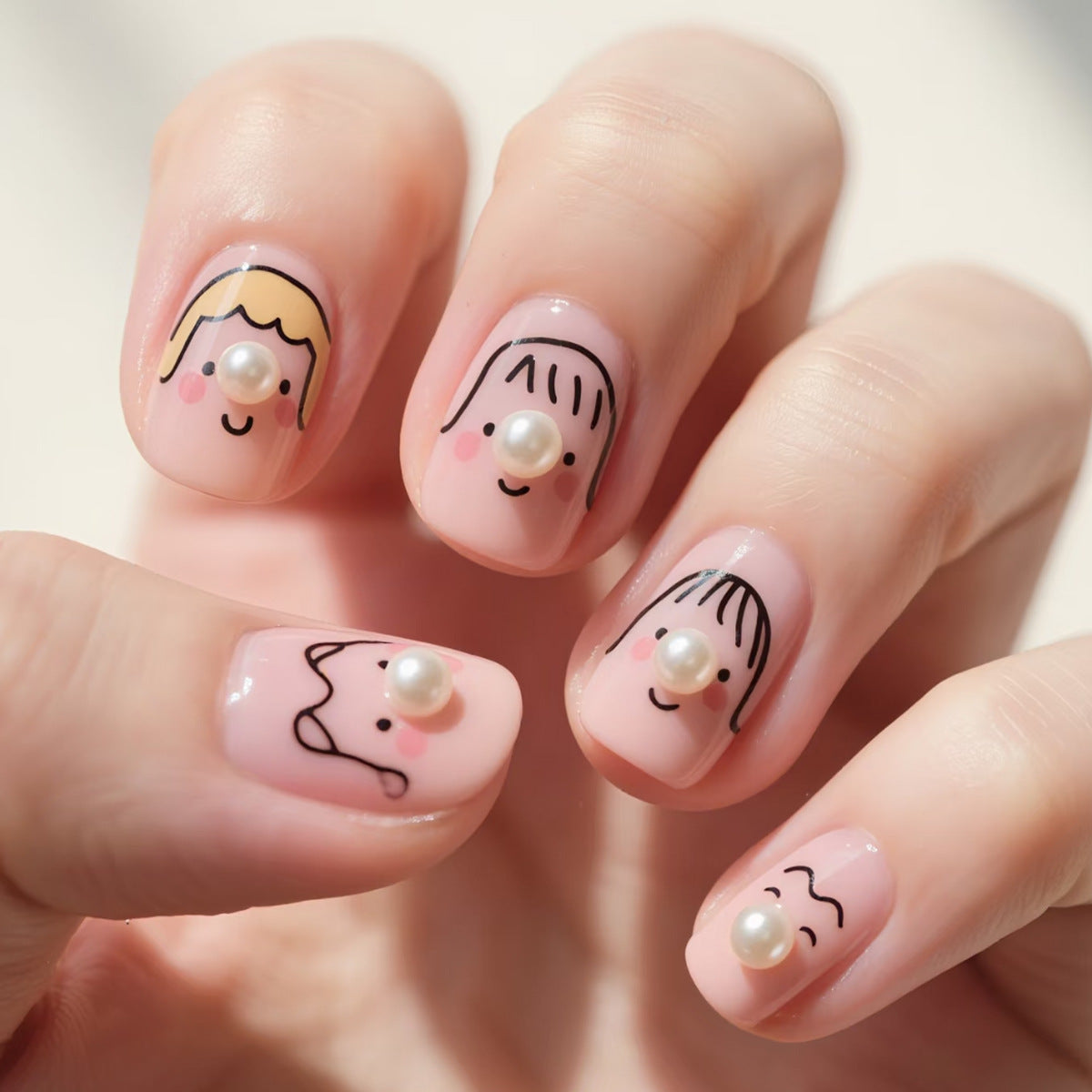 Verspielte Charakter Nagelkunst Brehn