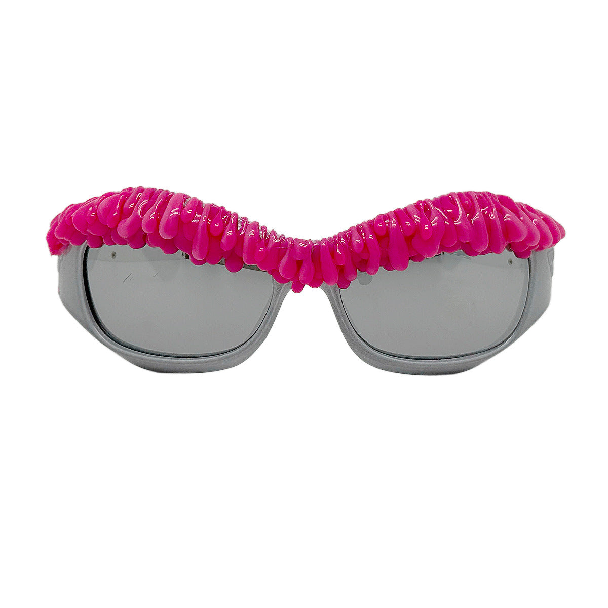 Damen kreative Sonnenbrille mit innovativem Strukturrahmen Brehn
