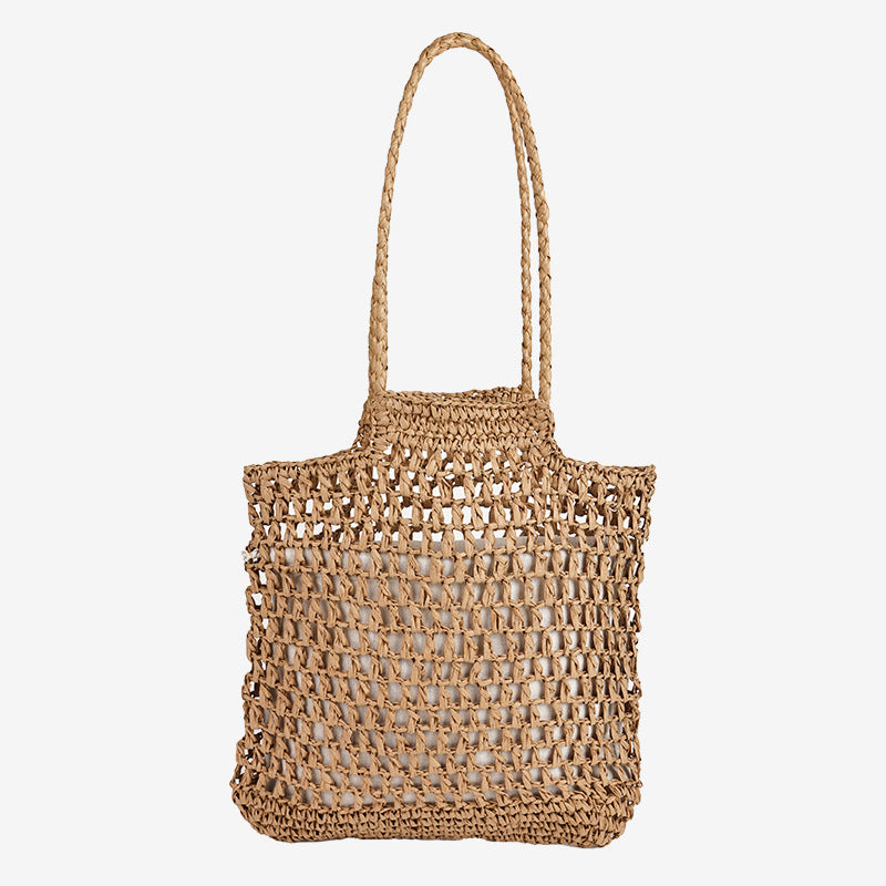 Damen Handgefertigte Netz-Strandtasche Brehn