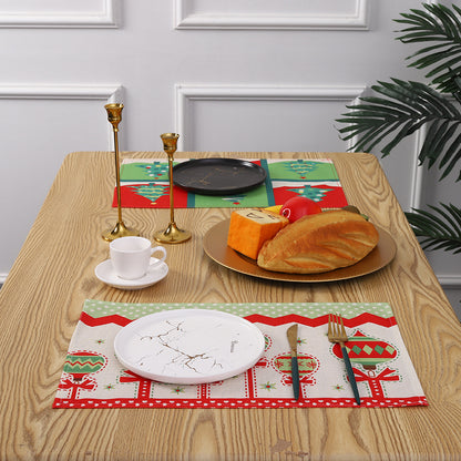 Weihnachtsplatzdeckchen mit festlichem Santa-Motiv Brehn