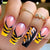 Kunstnagel mit Tiger Design Brehn