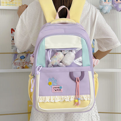 Verspielter Grafikdesign-Rucksack Brehn
