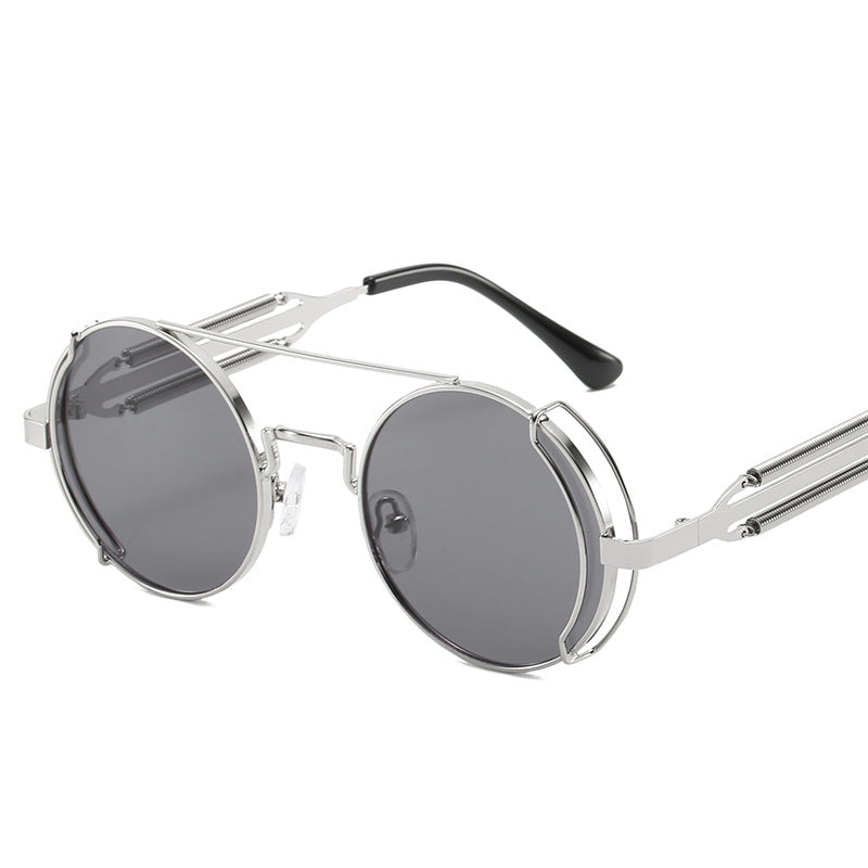 Damen modische Vintage-Sonnenbrille mit innovativem Drahtdesign Brehn