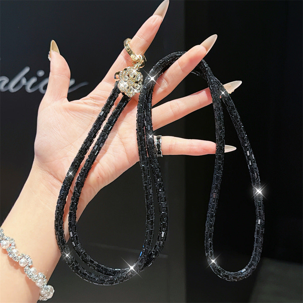 Funkelnde Kristall Charm Brillenband Brehn