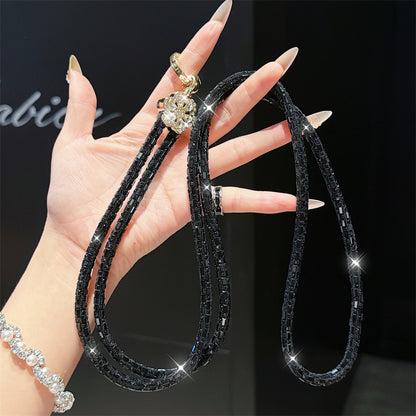 Funkelnde Kristall Charm Brillenband Brehn
