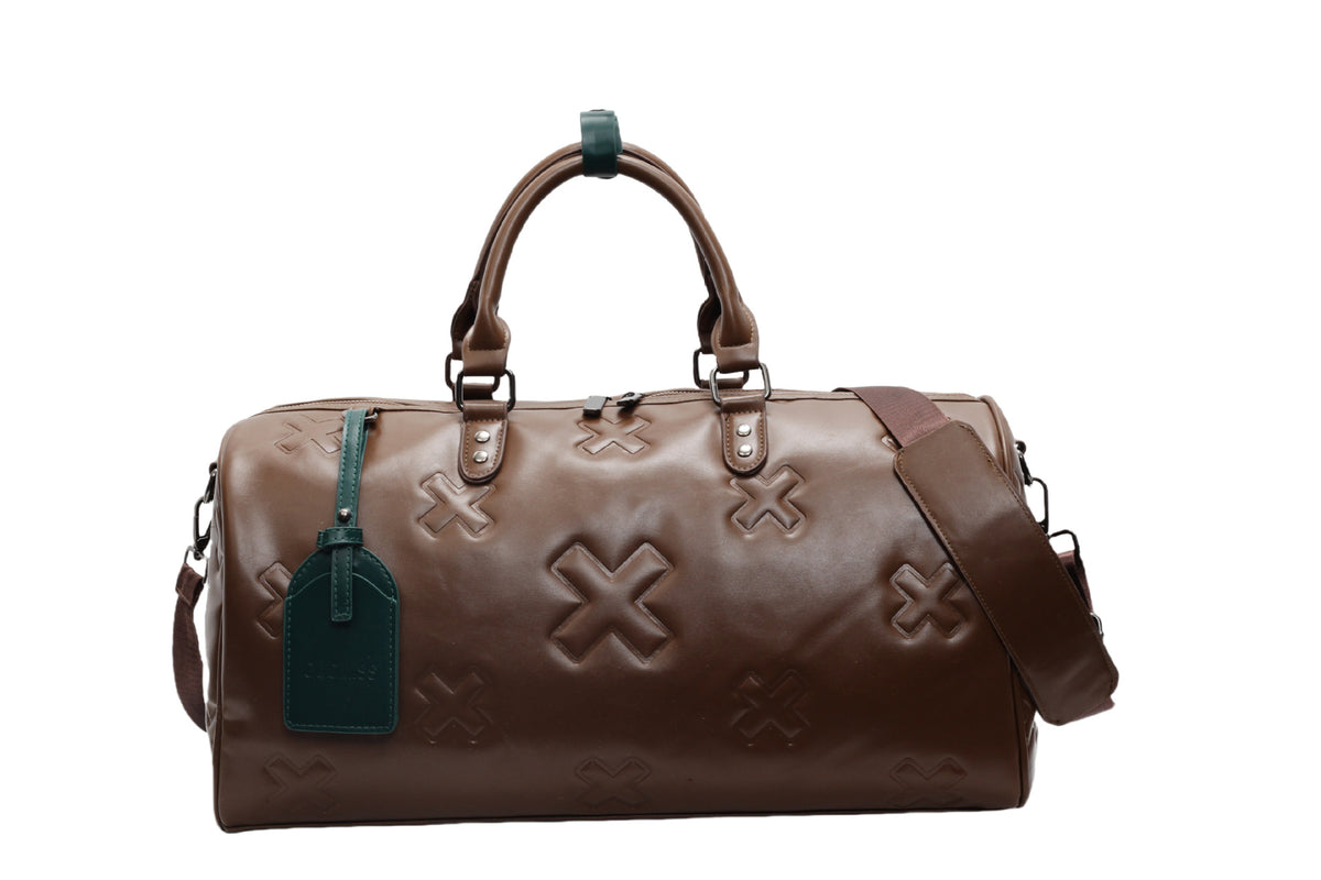 Premium Leder Wochenend Duffle Bag Brehn