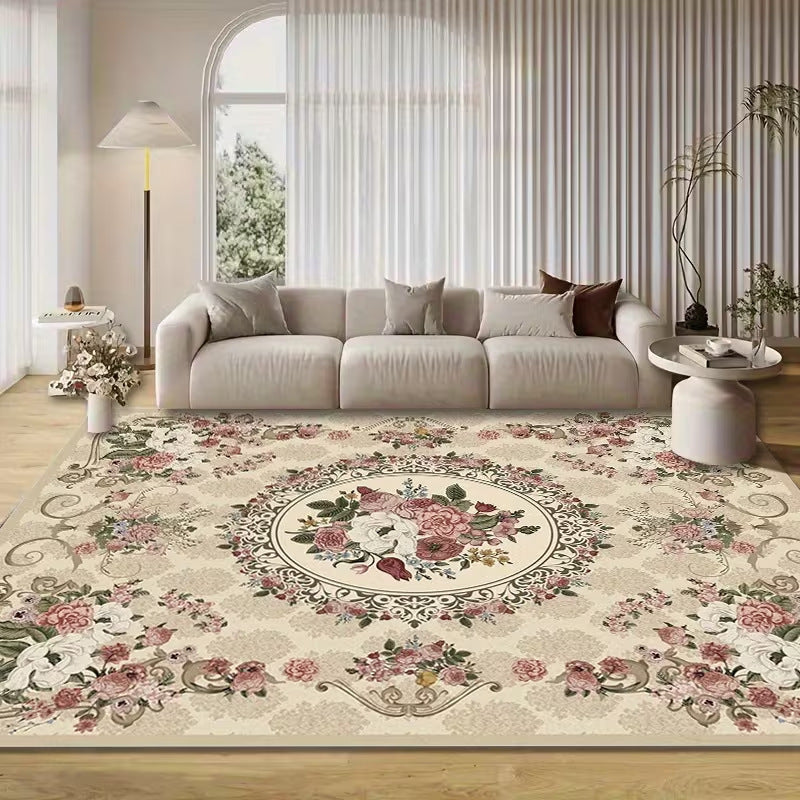 Vintage Floral Pattern Bereich Teppich Brehn